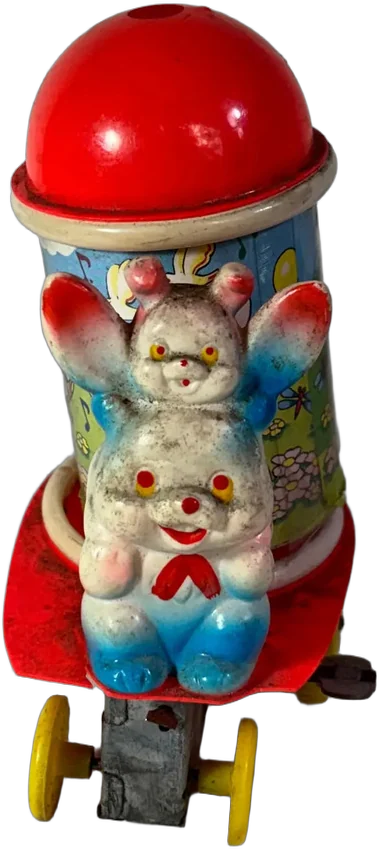 Vintage Carrusel Conejito Japonés Piezas