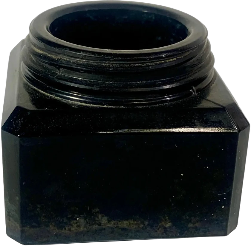 Antiguo Frasco Azul Oscuro Guerlain París-francia