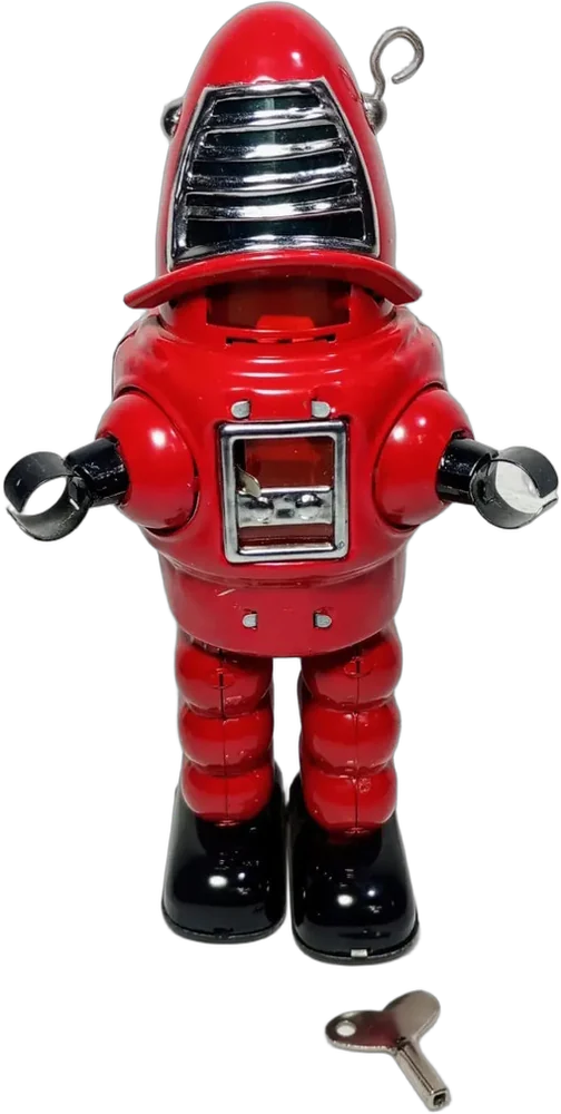 Robot Estilo Retro Robby Cuerda (no Funciona) Robot Rojo