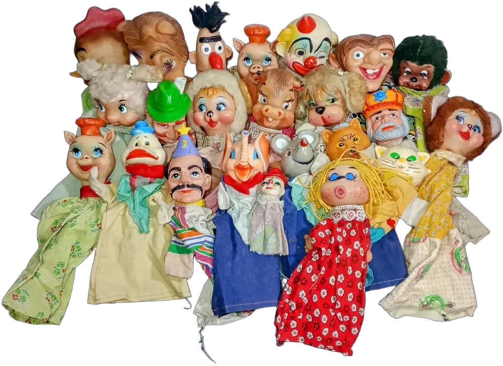 Vintage Lote De Marionetas 70s-90s