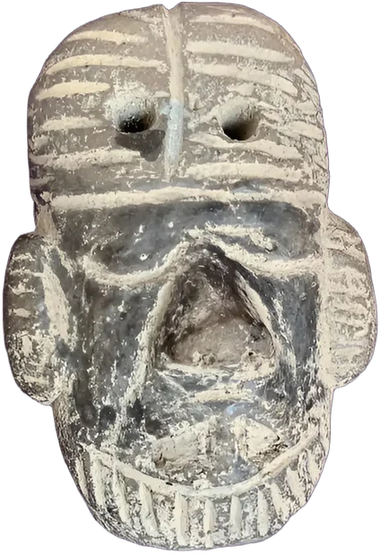 Pequeña Figura De Piedra Arte Etnico Vintage Nude