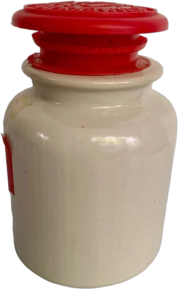 Vintage Tarro Cerámica Coleccionable Moutarde — imagen 1