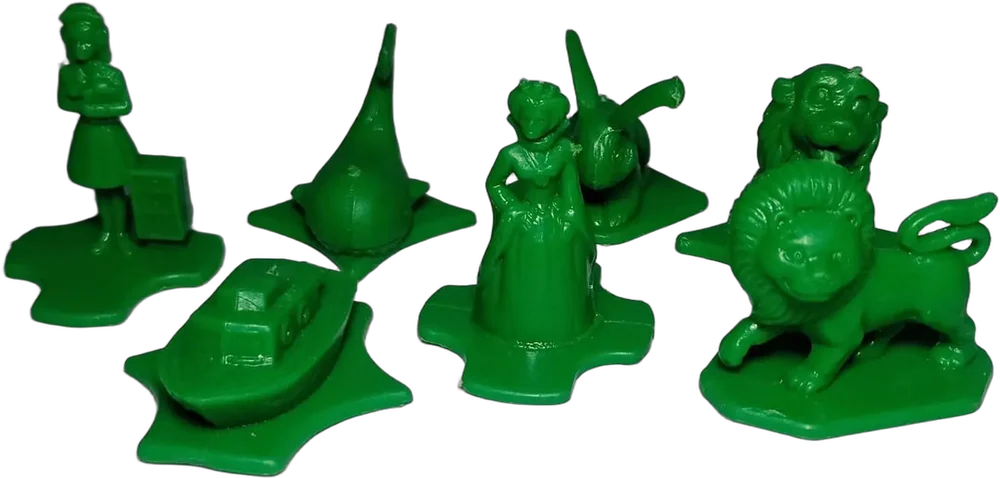 Vintage Figuras Del Alfabeto Tupperware Coleccionables — imagen 1