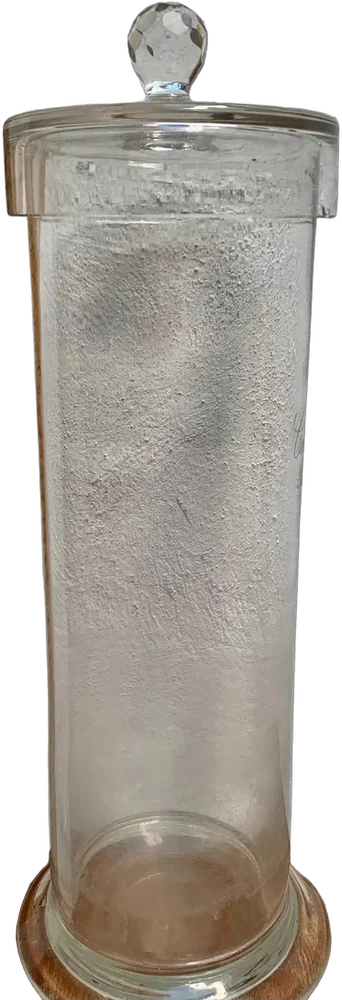 Antiguo Frasco Vidrio Botica Collin París Botica