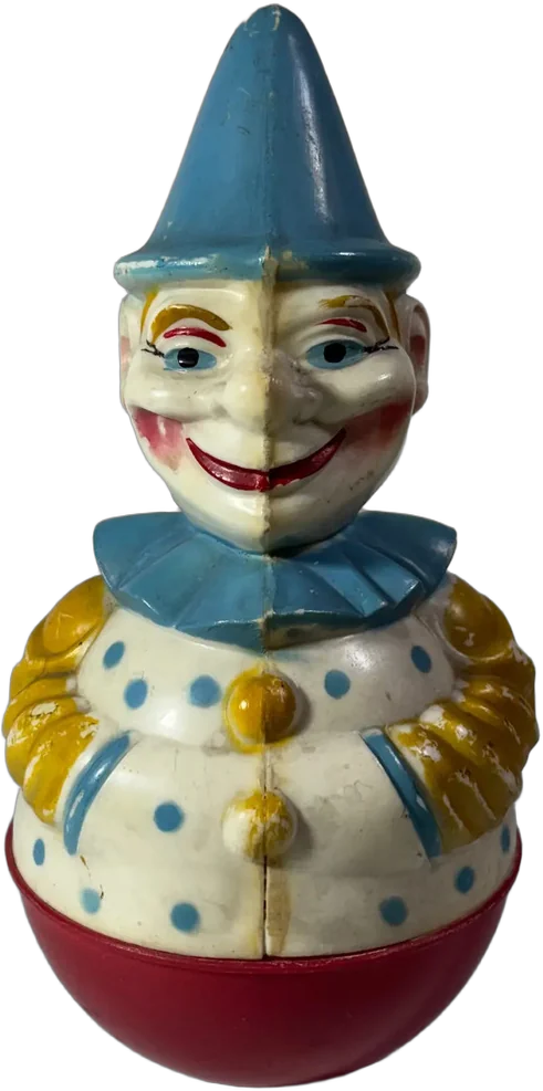 Antigua Sonaja Payaso, Alemania Coleccionable 50s — imagen 1