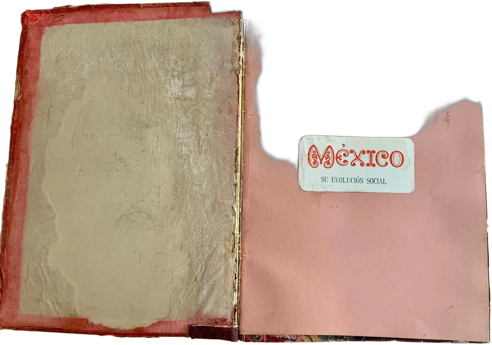 Antiguo Libro México Su Evolución Social