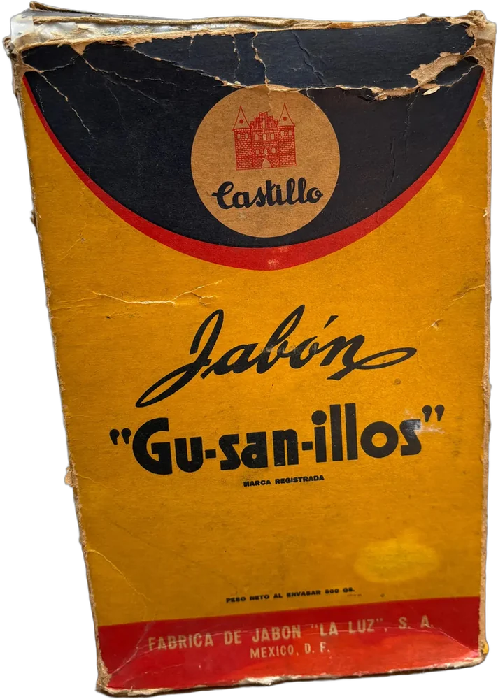 Antigua Cajita Gu-san-illos Coleccionable Caja Jabón