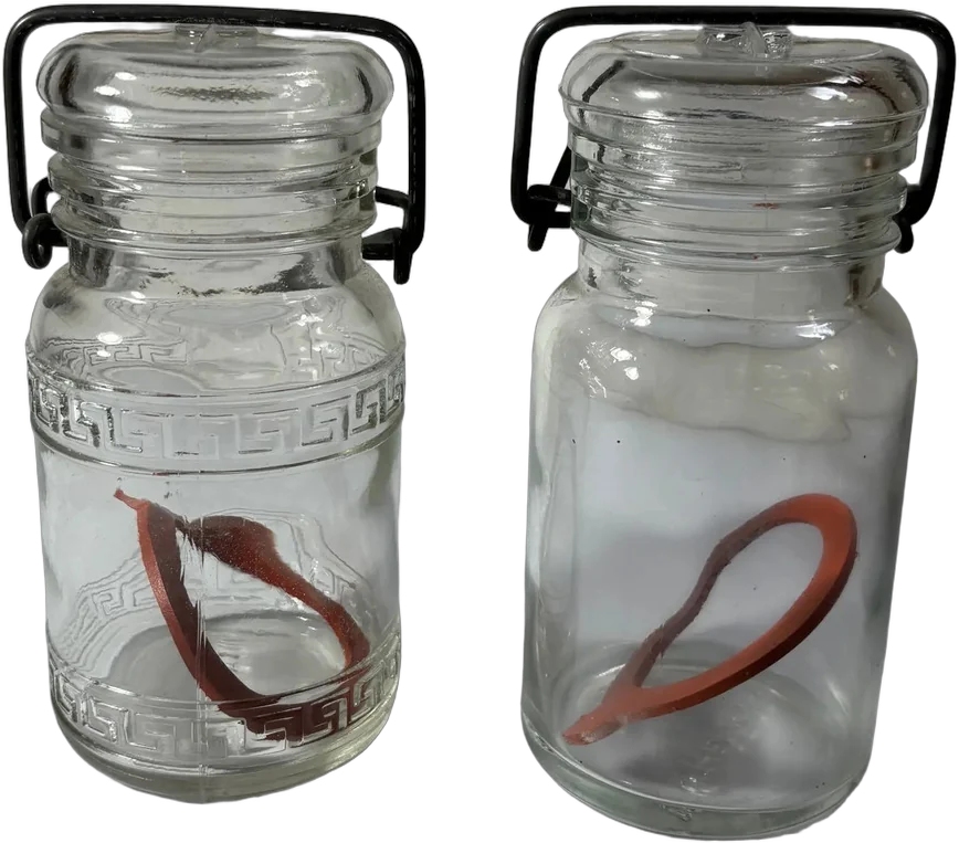 Vintage Frascos De Cocina Sello Hermético — imagen 1