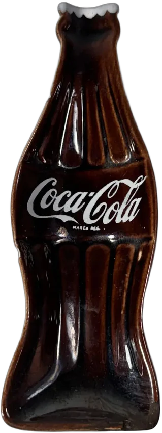 Vintage Cenicero Coca-cola Negro Coca De Vidrio
