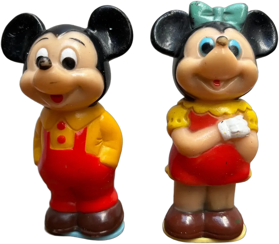 Vintage Mickey Y Minnie Disney Japón Coleccionables — imagen 1