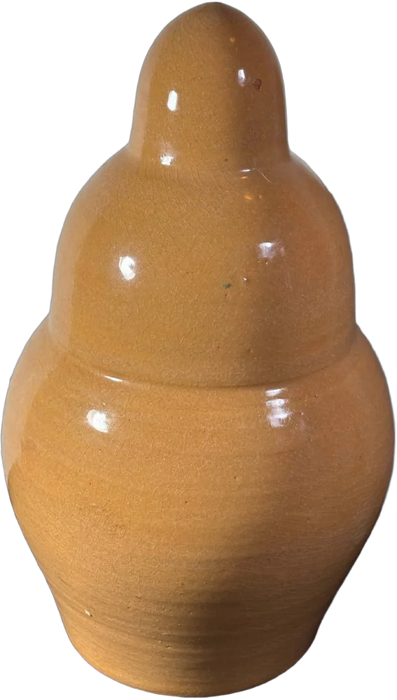 Pieza Escultórica De Cerámica Terracota Liso — imagen 1