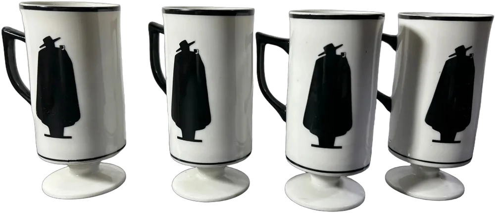 Cíntate Tazas Capa Negra Coffe Blanco/negro Capa Negra
