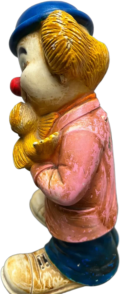 Vintage Muñeco Payaso Vinilos Romay Coleccionable