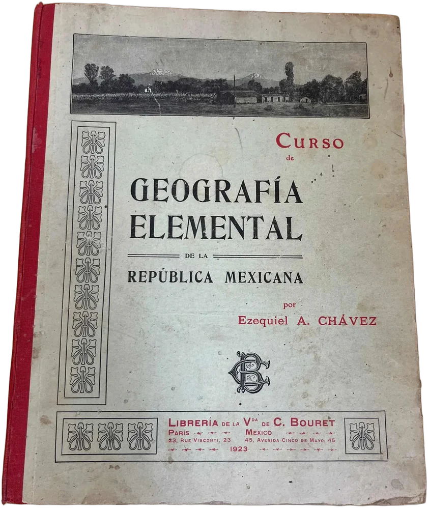 Libros Antiguos Geografía República Mexicana