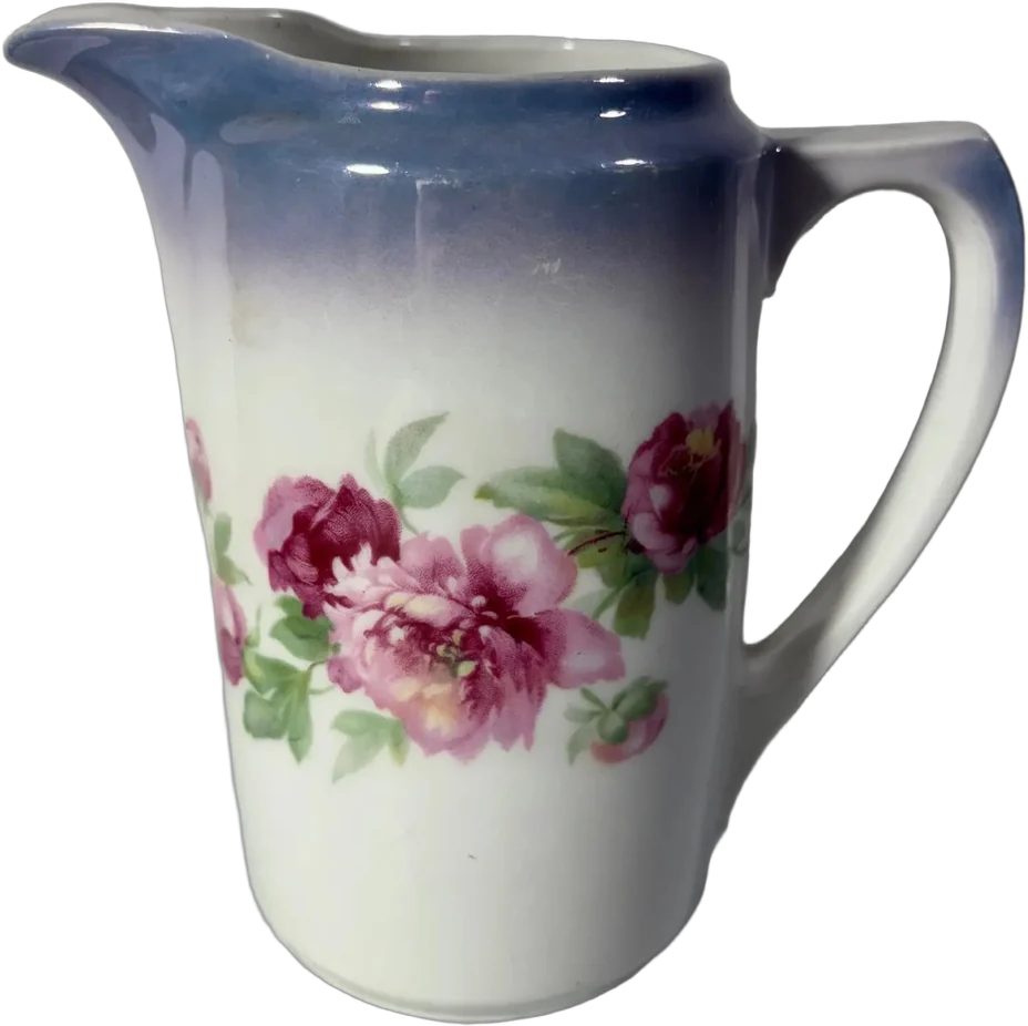 Antigua Jarrita Porcelana Alemana Pintada A Mano