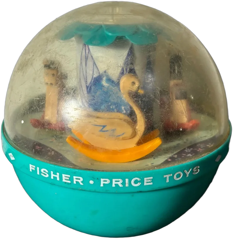 Antiguo Juguete Fisher Price Carrusel