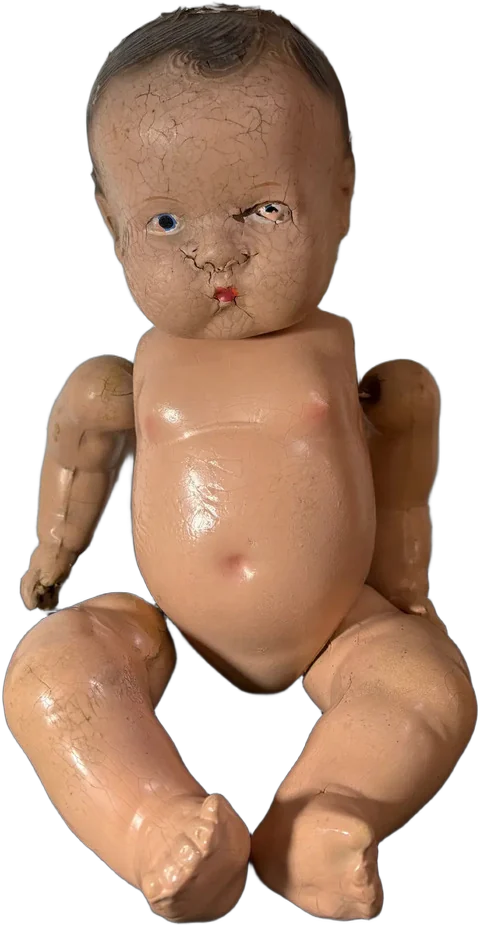 Antiguo Bebé Años 1920 Hecho A Mano, Armar — imagen 1