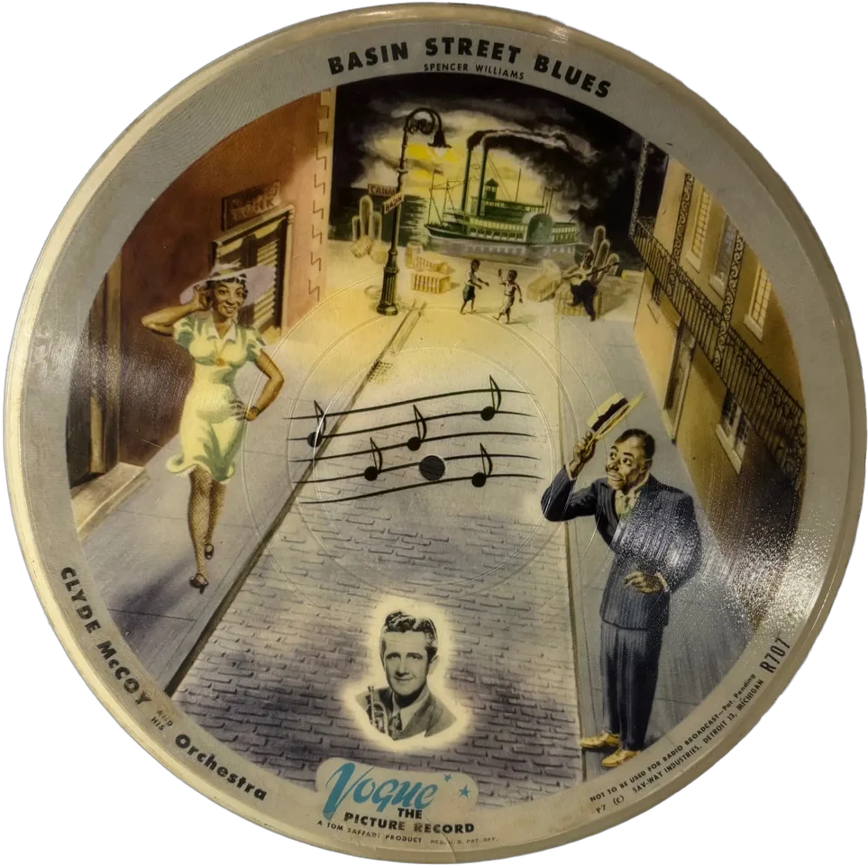 Vintage Imagen Publicitaria Vogue The Picture Records