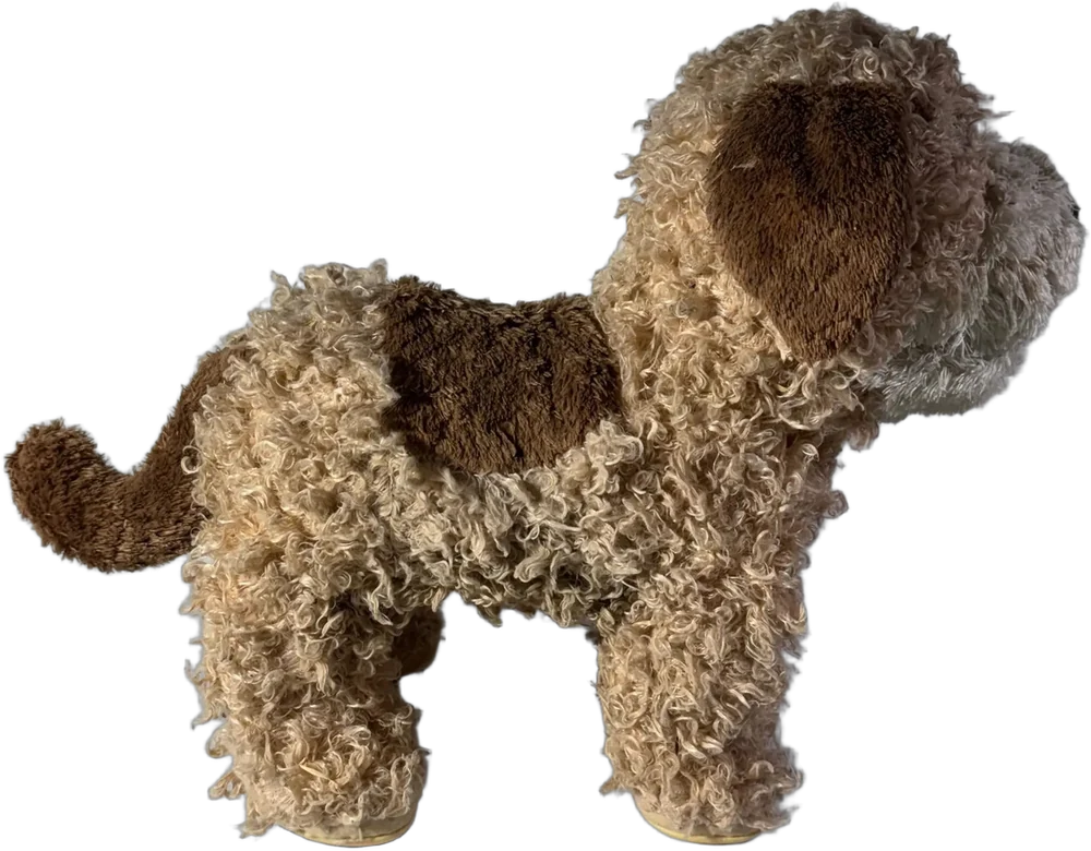 Perro De Peluche Interactivo Lucky Zizzle 2006 (no Funciona) Marrón Claro