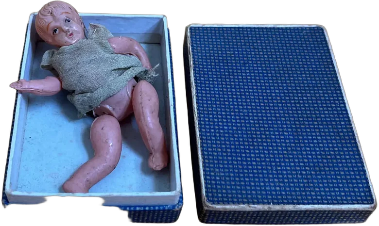 Muñequito Bebe Plástico Sololoi Doxa Antiguo — imagen 1