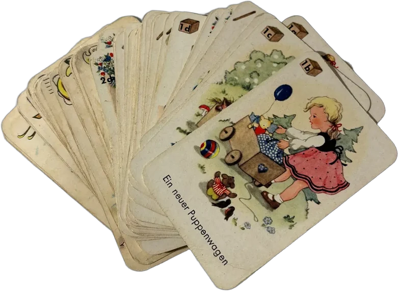 Cartas Infantiles Vintage Jeder Machts Anders