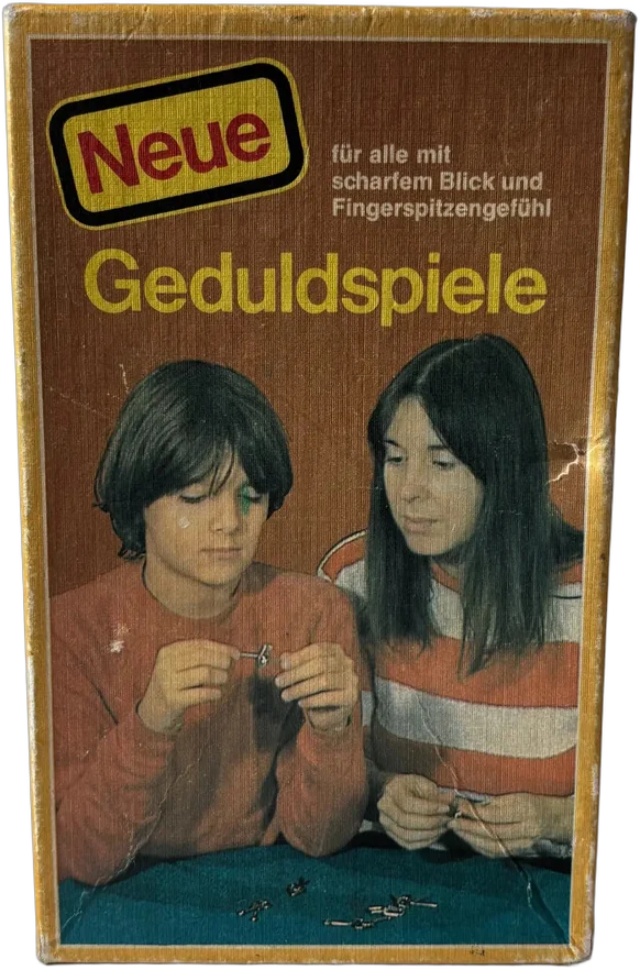 Rompecabezas Metálicos Geduldspiele Vintage Alemán — imagen 1