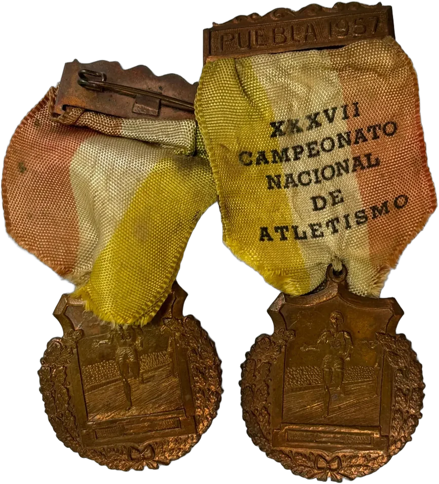 Antiguas Medallas 38 Campeonato Nacional De Atletismo