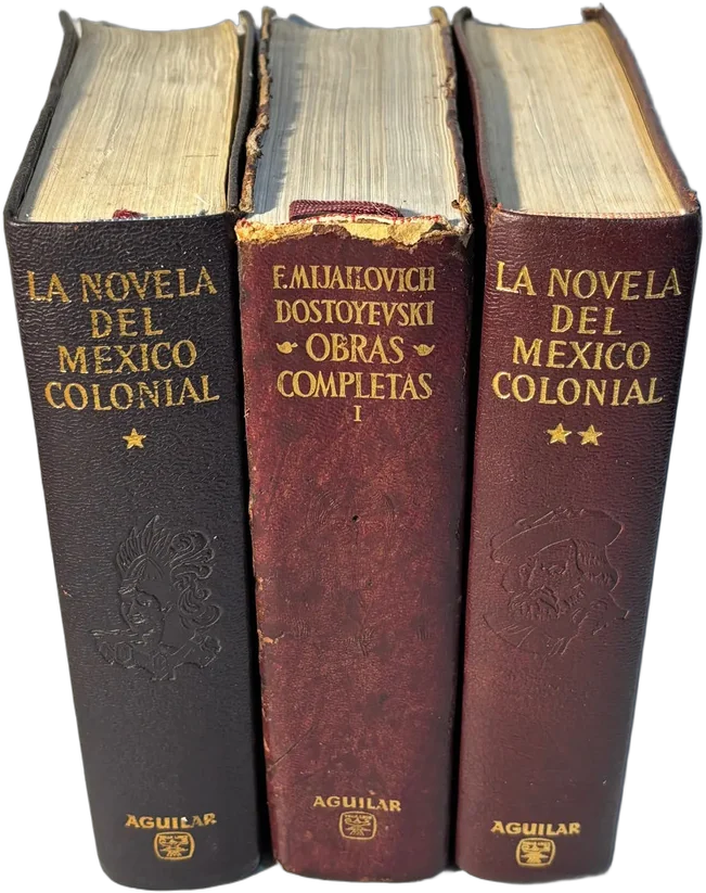Lote De Libros Antiguos Editorial Aguilar