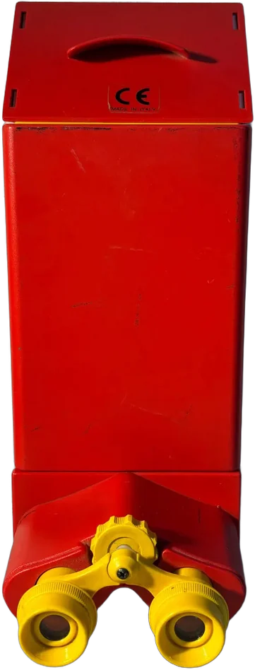 Periscopio De Juguete Vintage - Hecho En Italia Rojo