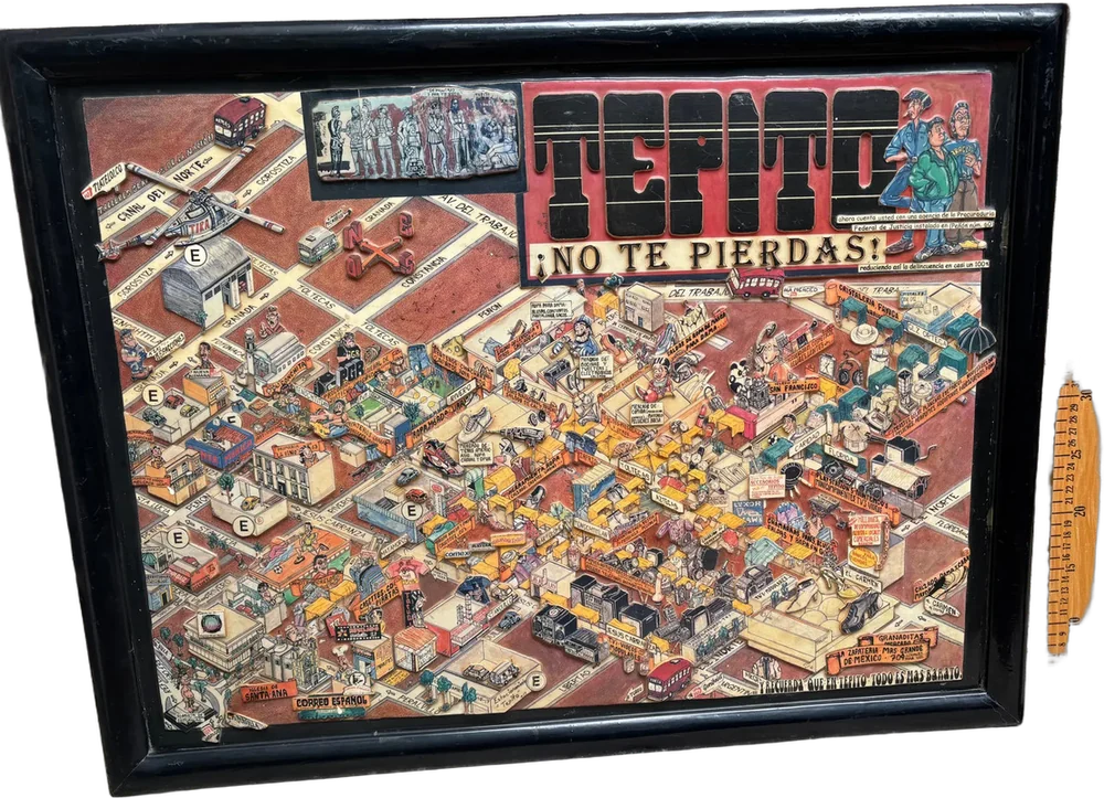 Cartel Tepito ¡no Te Pierdas!, Arte Arte Acá Original 90s Varios