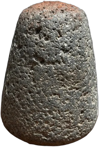 Mano De Molcajete Antigua México Coleccionable Gris Oscuro