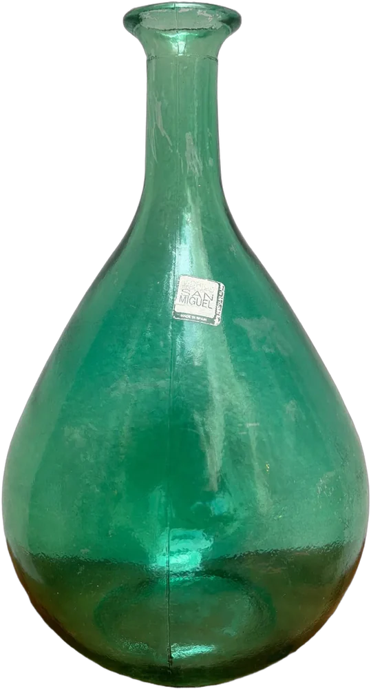 Jarrón De Vidrio Reciclado Vidrios San Miguel (españa) Verde Lisa