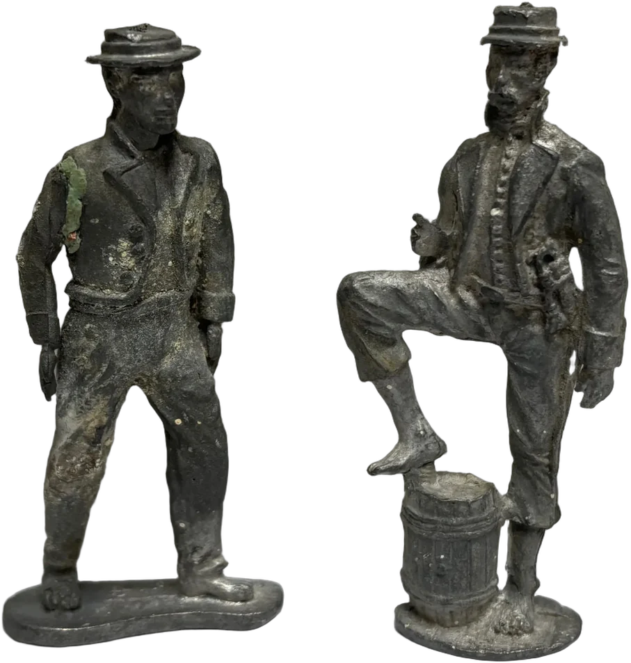 Antiguas Figuritas Soldados Europeos Siglo Xix
