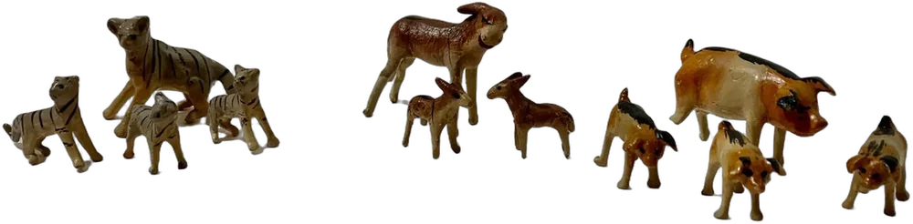 Antiguas Miniaturas Animales Coleccionables — imagen 1