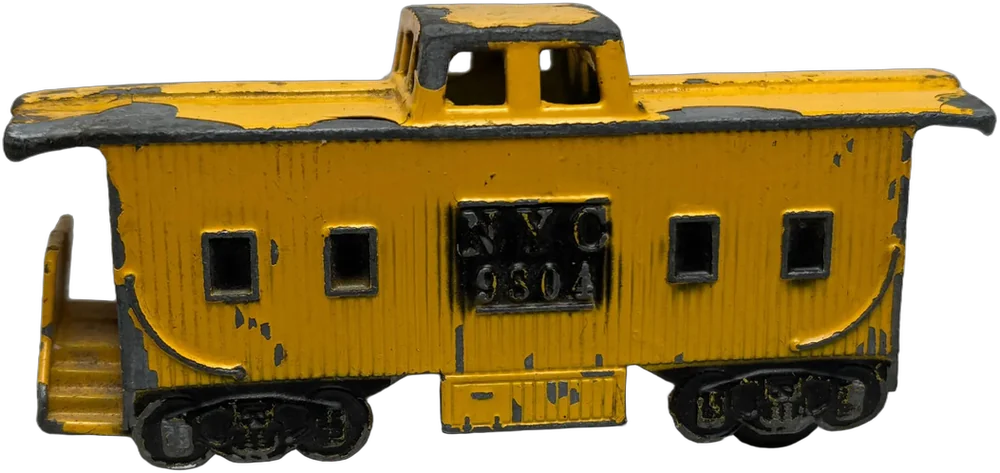 Antiguo Vagón (cabus) Metal Prensado Tootsietoy Chicago