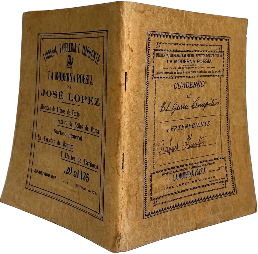 Antigüedad Obra De Teatro El Gran Simpático , Manuscrita — imagen 1