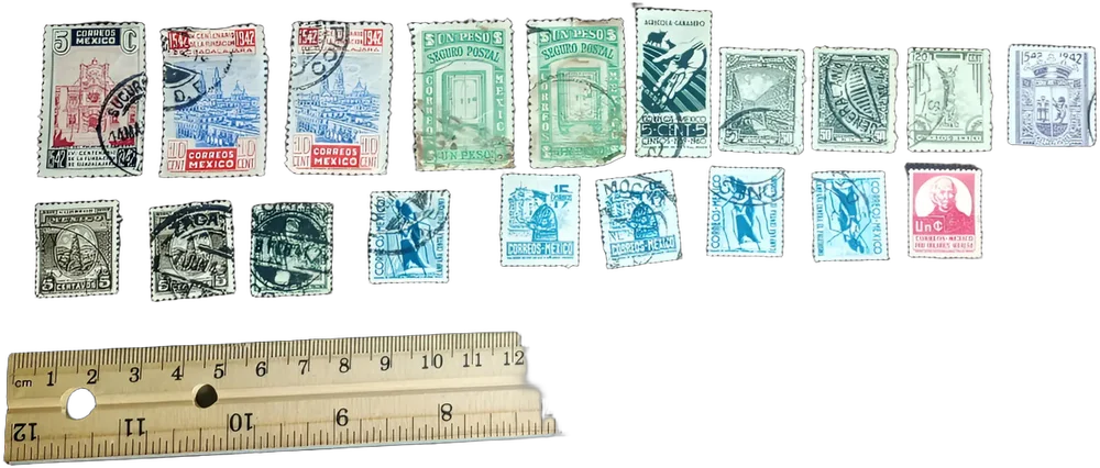 Antiguo Timbre Postal Varios Modelos Sepomex 1930