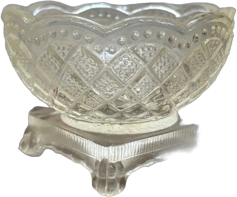 Vintage Salero Abierto Fastoria Avon 1969 Transparente
