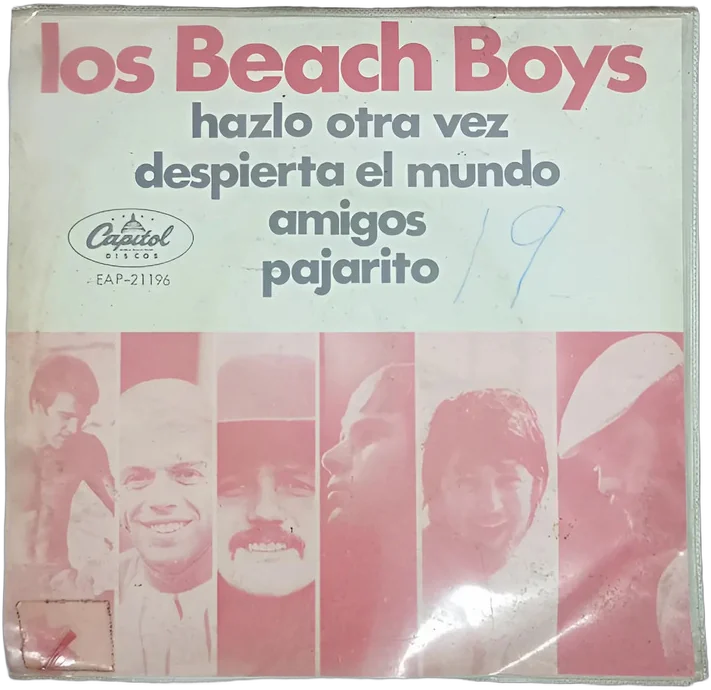 Disco Ep Los Beach Boys Hazlo Otra Vez Capitol México 45 Rpm
