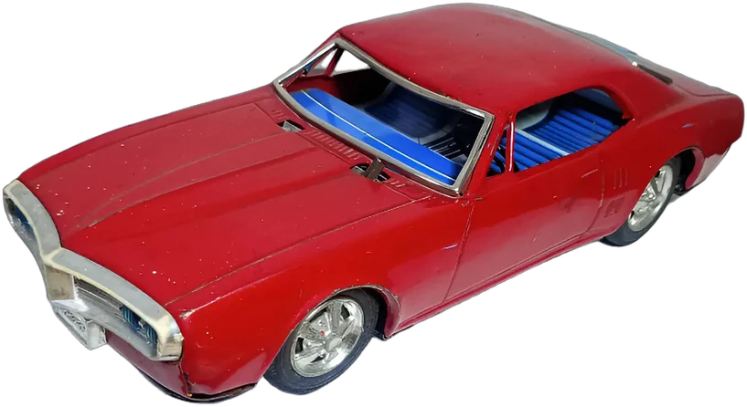Bandai Japón Auto Hojalata A Pilas 28 Cm Para Restaurark Rojo