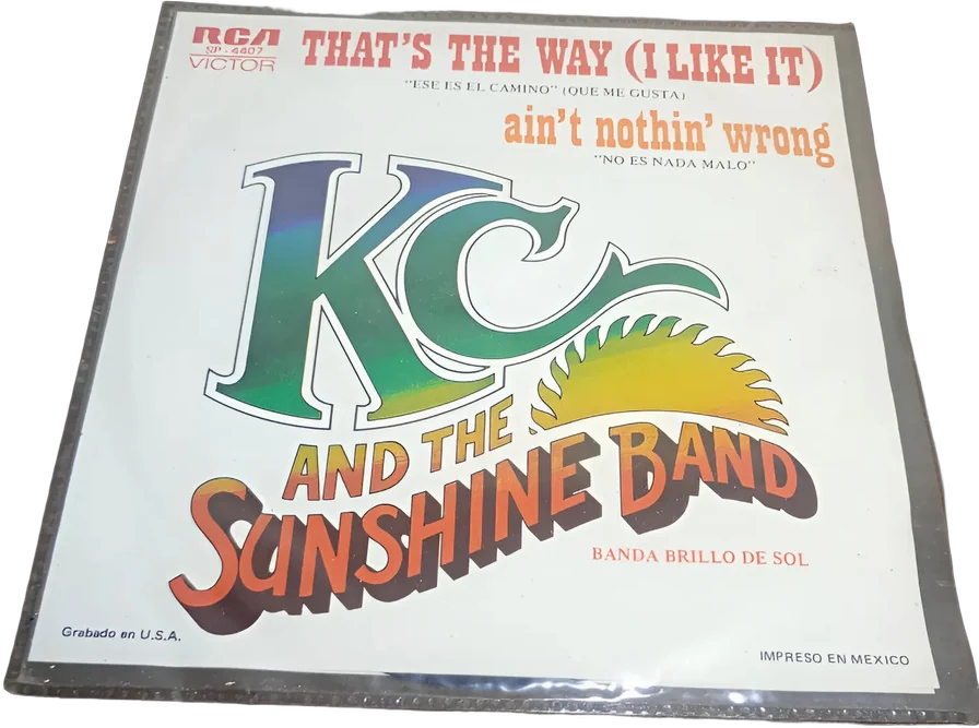 Título Sugerido:disco Sencillo Kc And The Sunshine Band 1975