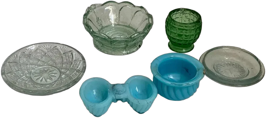 Miniaturas Vidrio Poblano Antiguas — imagen 1