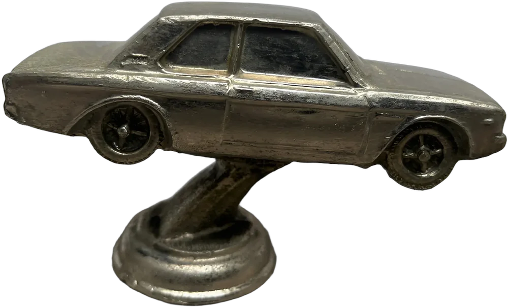 Vintage Pisapapeles Figura Auto Metal Ford Taunos Gxl