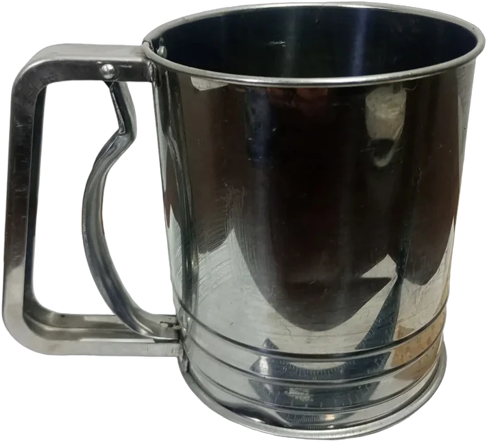 Cernidor Metálico De Harina Con Gatillo Vintage
