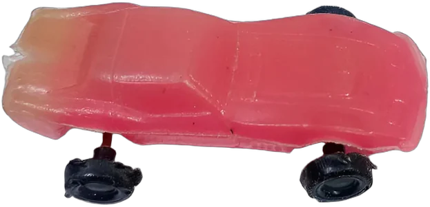 Carrito Bootleg Vintage Tipo Hot Wheels Plástico Rosa Chicle