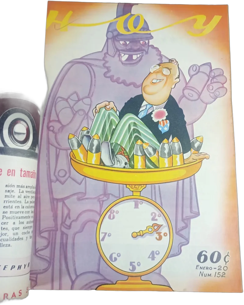 Antiguo Volumen Revista Hoy México 1940 Encuadernado — imagen 1