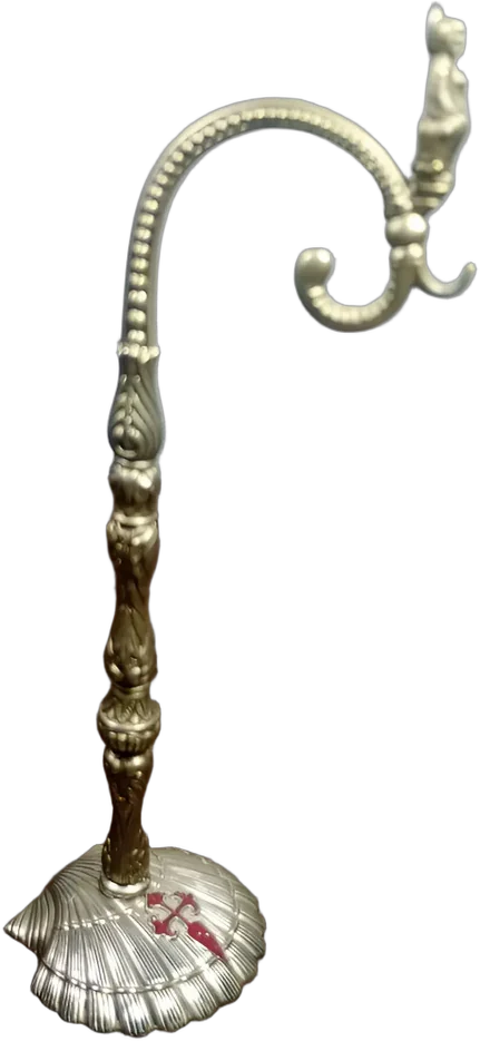 Antiguo Colgador Cruz De Santiago En Metal