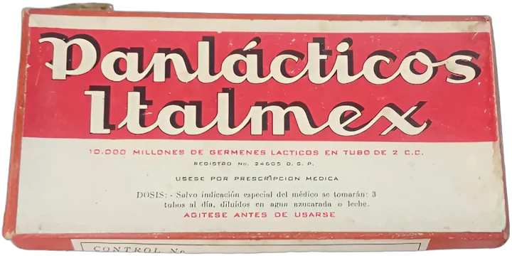 Antiguo Medicamento Panlácticos Italmex 1945 — imagen 1