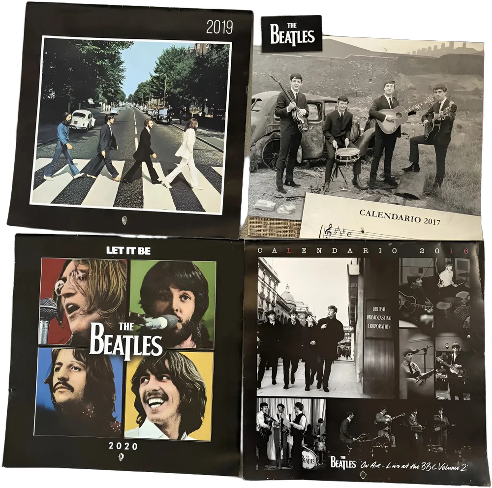 Lote Calendarios The Beatles Coleccionables Gratis Revista The Beatles