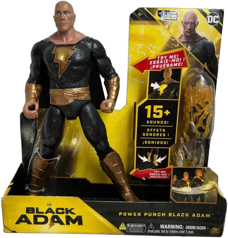 Black Adam Power Punch Dc Spin Master